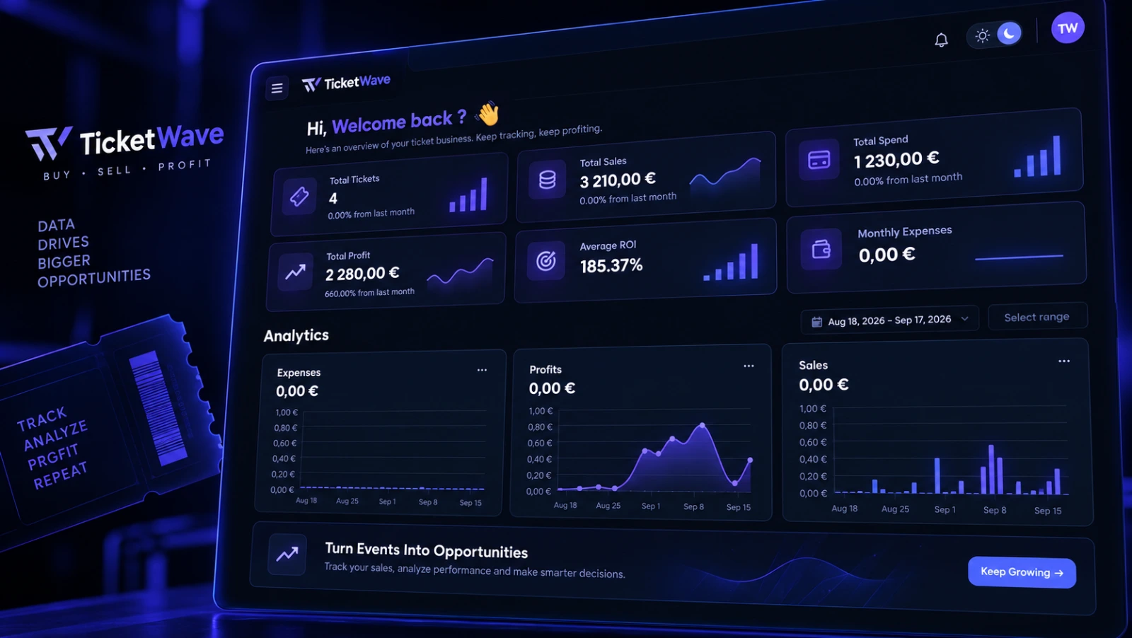 Inventory — screenshot aplikácie